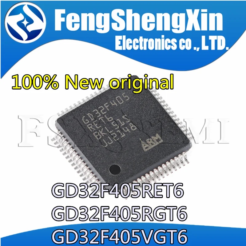 

10pcs GD32F405RET6 GD32F405RGT6 GD32F405VGT6 GD32F405 LQFP MCU