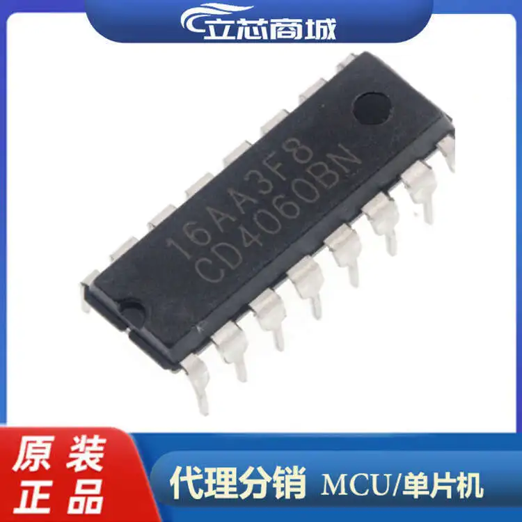 100% Новый 10 - чипсетный чипсет CD4060BE DIP16 CD4060 CD4060B