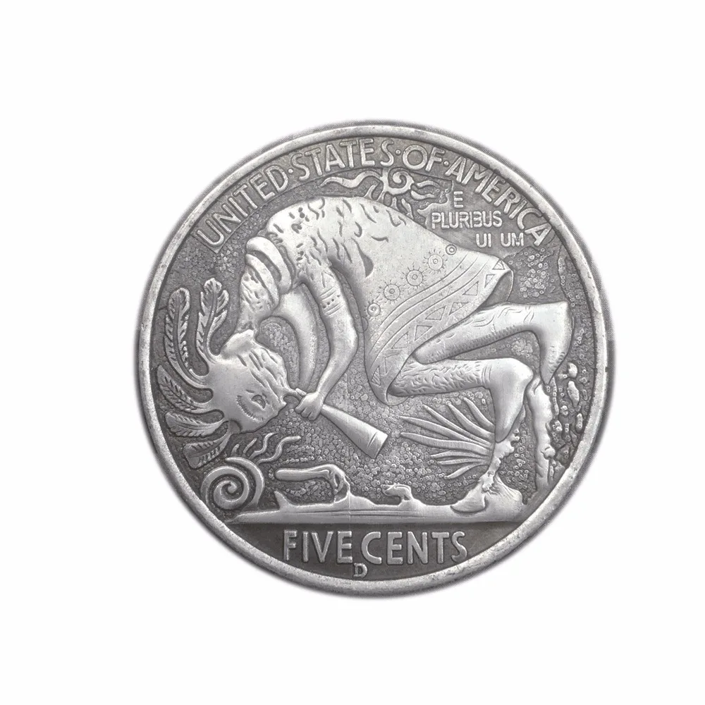 

Embossed American Kokopelli Kokopelli creative homeless silver dollar manufacturer micro chapter collection wholesale