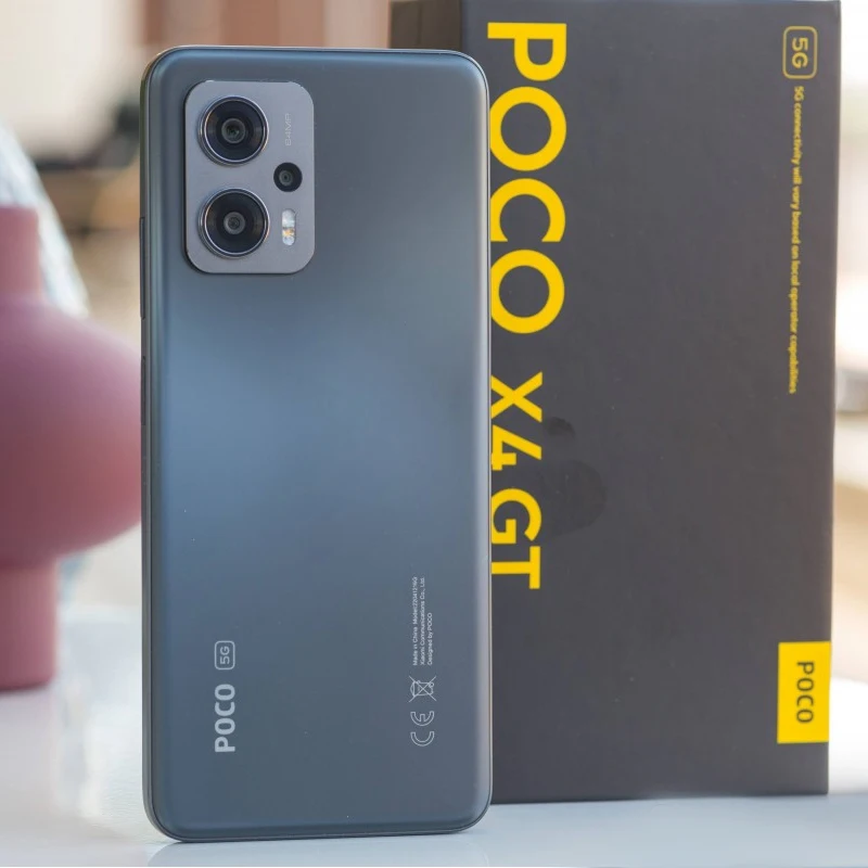 Cena Wersja Globalna POCO X4 GT 5G | MediaTek Dimensity 8100, 144Hz DynamicSwitch, 67W Turbo Charging, 64MP Camera Smartphone Mobile