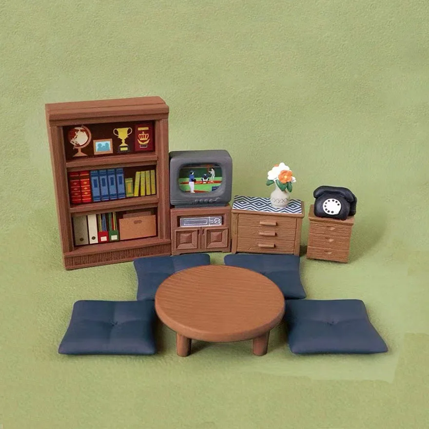 

NEW IN!Japan Zakka Table TV Chair Japan Decor Bookshelf Decorationt Collectible Home Decor Resin Craft Japan Ornaments