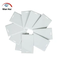 10pcslots rfid card 13 56 mhz uid s50 classic 1k m1 nfc chip proximity card clamshell card tag 1 5mm