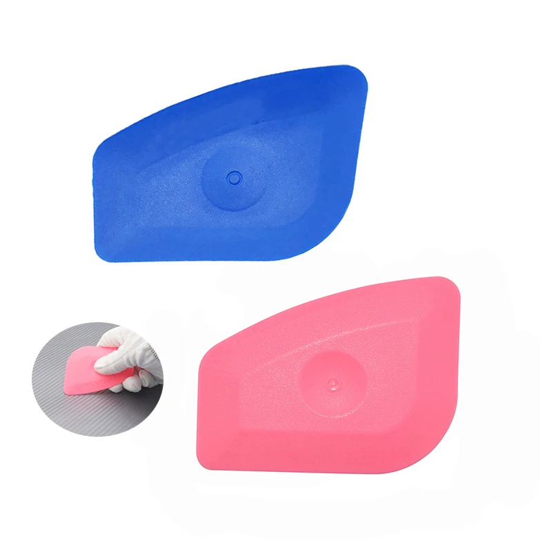 

TOFAR 2pcs Small Squeegee for Window Tint Carbon Fiber Film Vinyl Wrap Tool Car Accessories Plastic Scraper Household Clean Tool