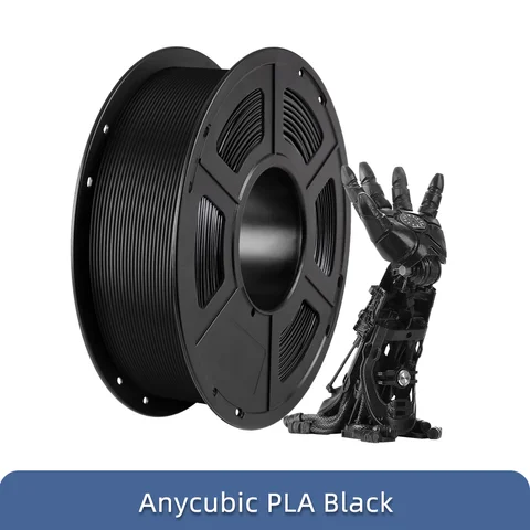 Разноцветная нить PLA для 3D-принтера ANYCUBIC 1,75 мм, 1 кг/рулон, пластиковые резиновые расходные материалы для FDM 3D-принтера Kobra 2 Pro