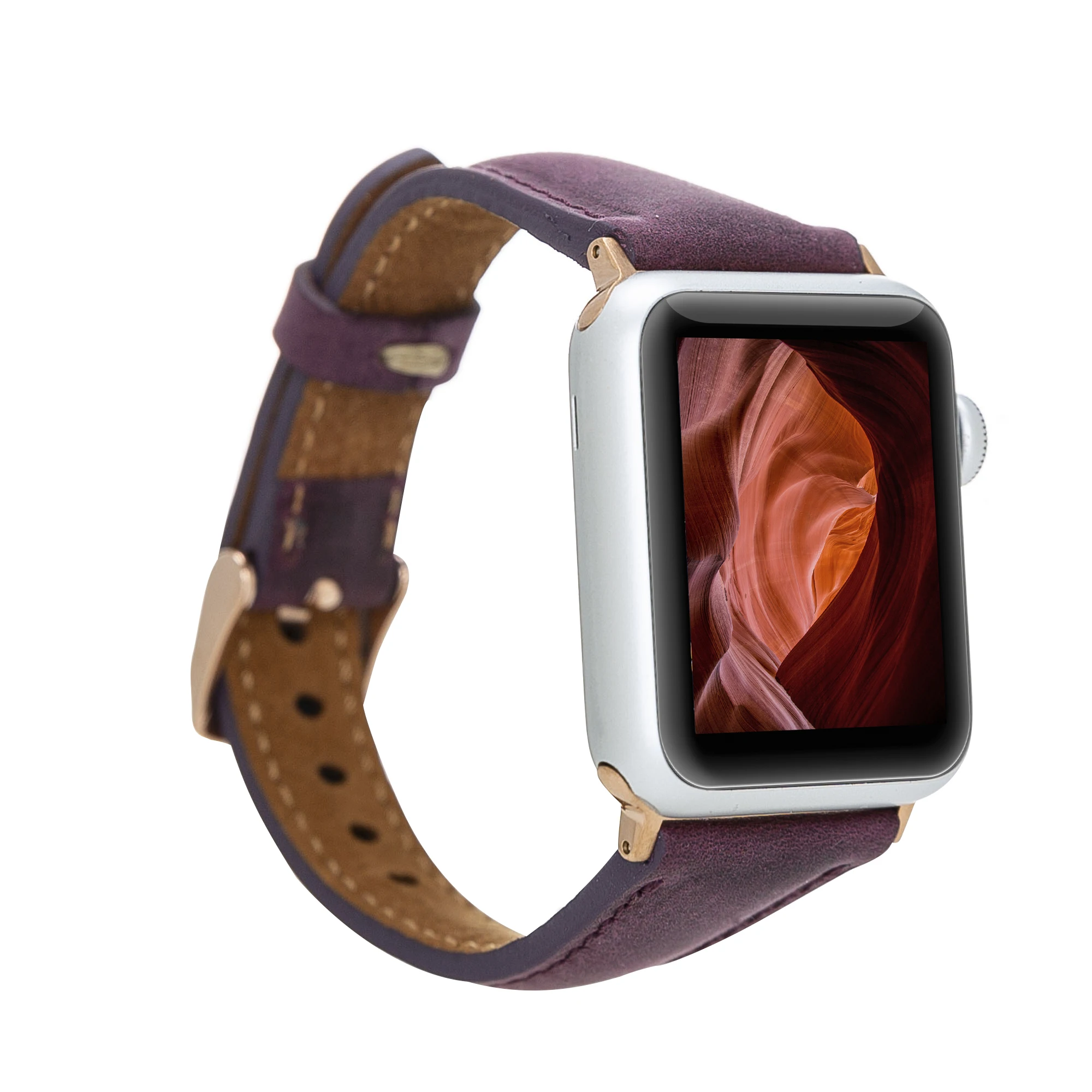

Тонкий ремешок из натуральной кожи для Apple iWatch 38-40-41-42-44-45 мм