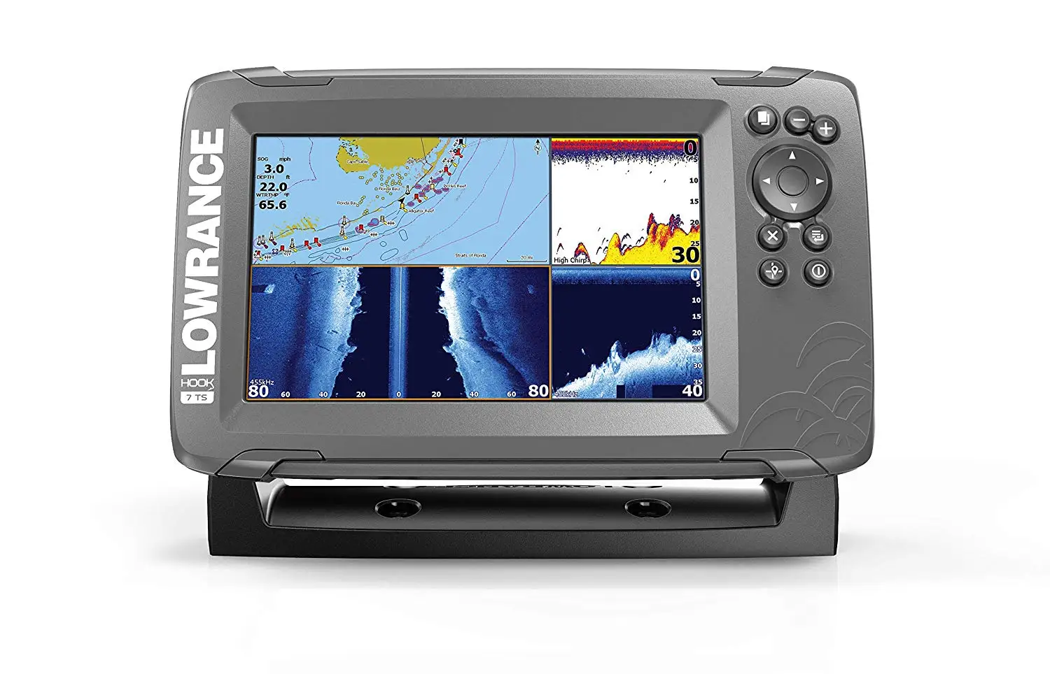 Lowrance hook reveal row