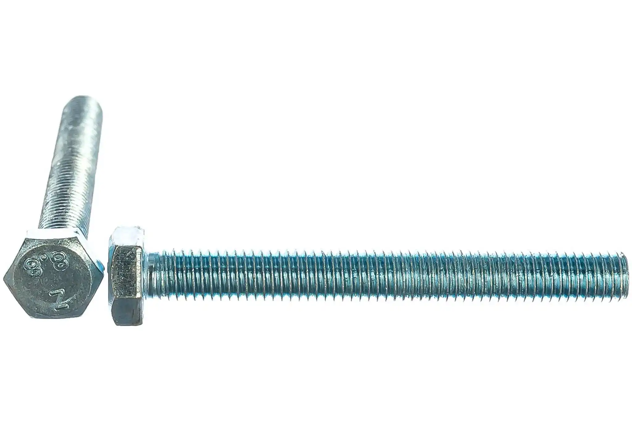 Болт DIN 933 с шестигранной головкой, оцинкованный М8х70, 20шт - коробка Tech-Krep 105213