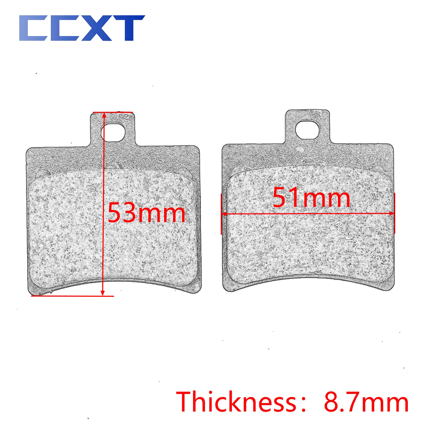Тормозные колодки для мотоциклистов, apreda Scarabeo 50, SR50, Ditech RS125, 125, 150 200, 250, 400 (art.: 3920bf00d5345) - 3920bf00d5345