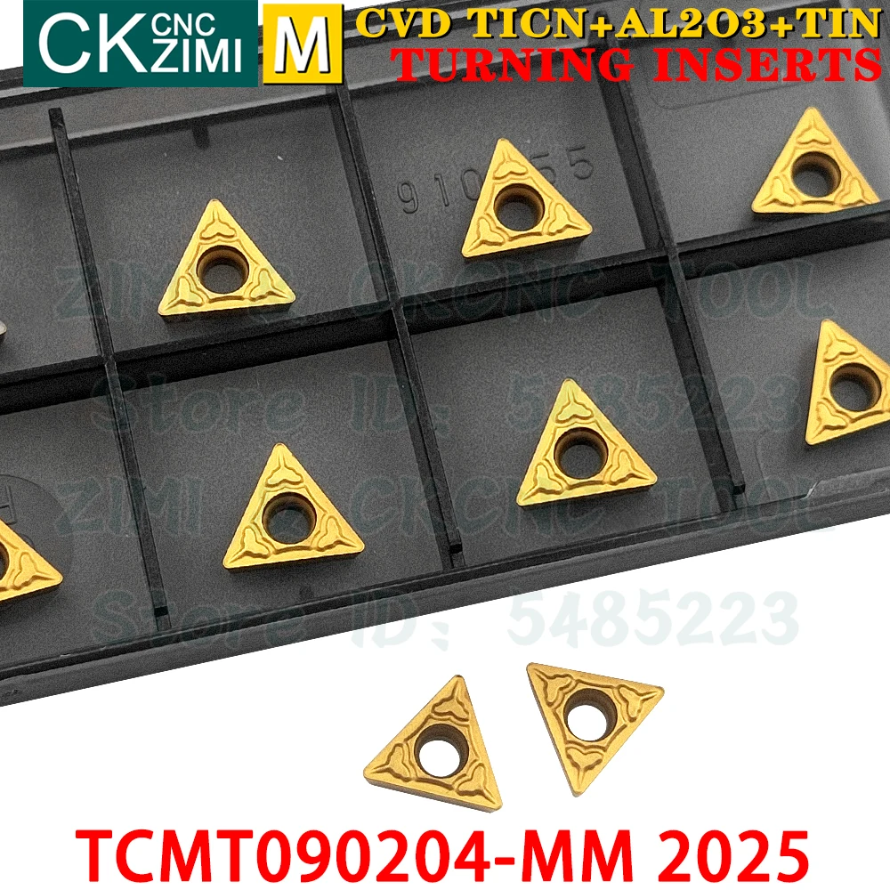 TCMT090204-MM 2025 TCMT 090204 MM Твердосплавные пластины Инструменты для наружной токарной