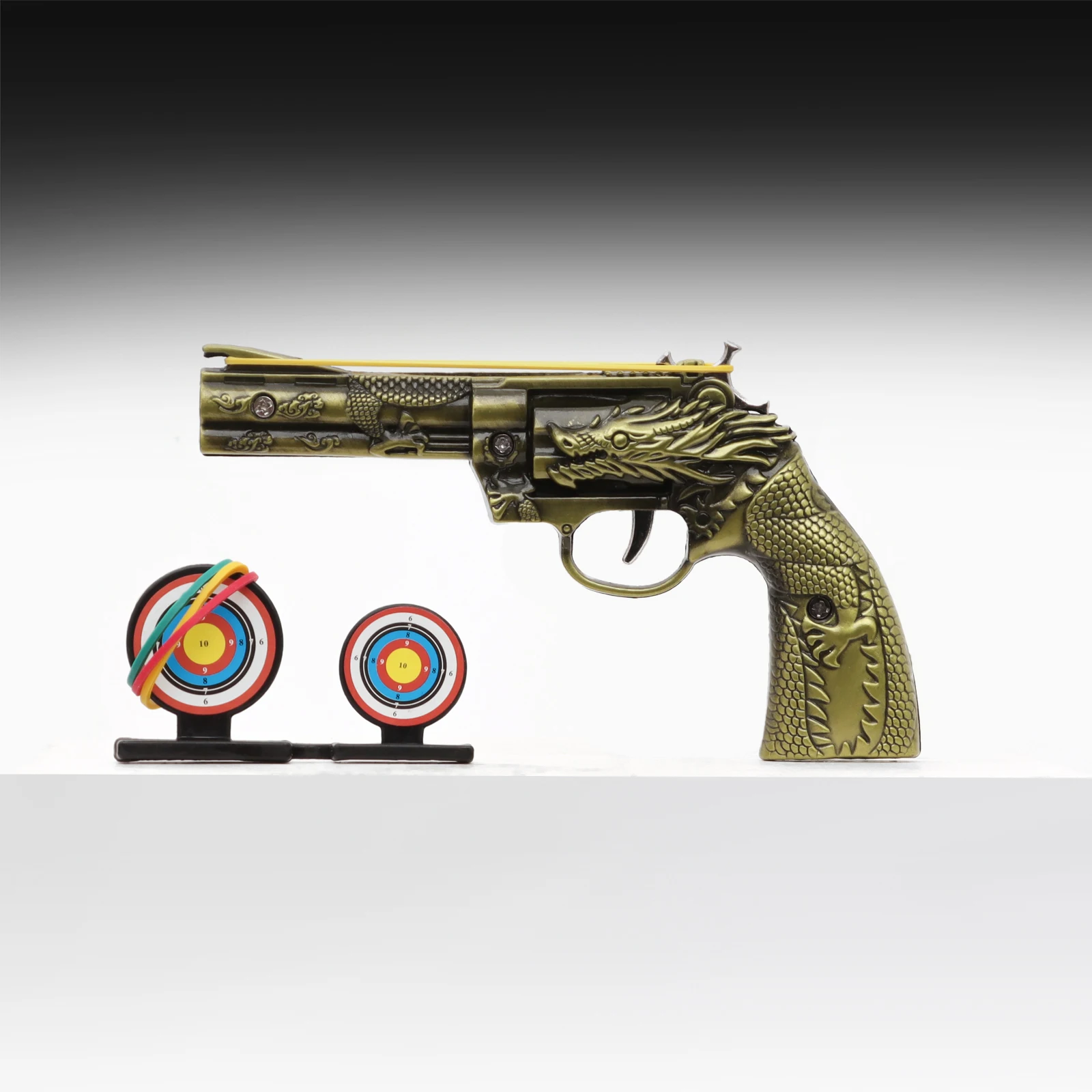 Сувенирное оружие 'Револьвер' резинкострел 15см (комплект из 5 шт)