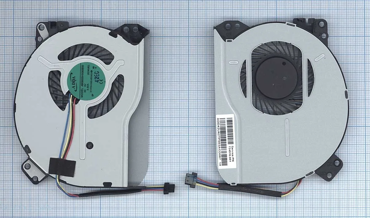 Вентилятор (кулер) для HP GB0555PHV2-A (4-pin)