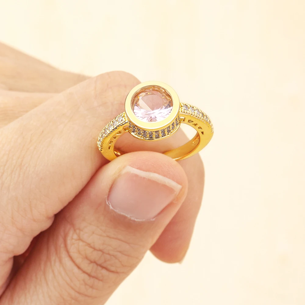 Изысканные роскошные кольца AIBEF 5 цветов регулируемые ювелирные изделия Женские