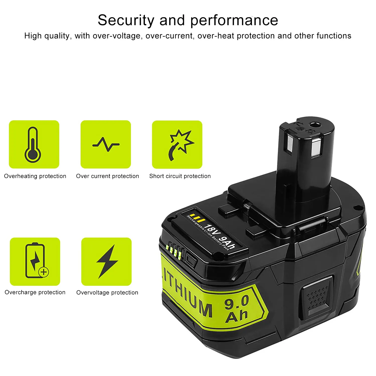 Аккумулятор для RYOBI P108 18 В