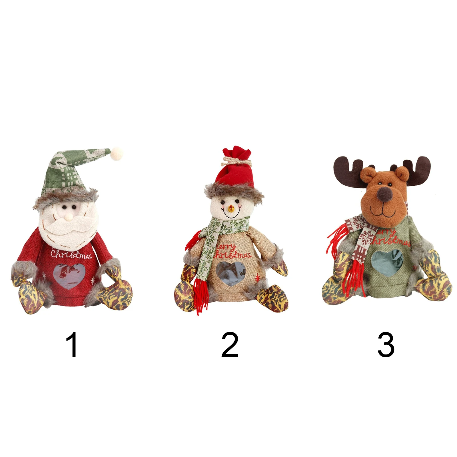 Прозрачный пакет для яблок на молнии - Рождественский подарок пожилым людям