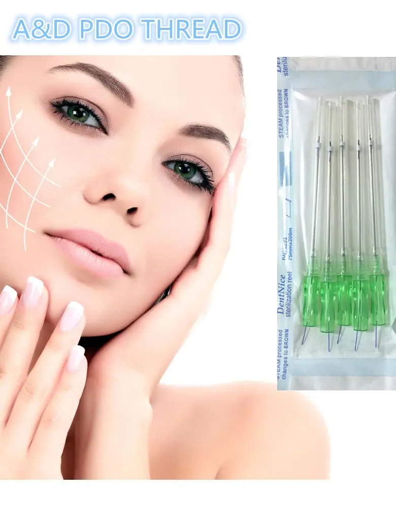 

Korean Best raw materials Long Lasting Strong Lift PDO Cog Thread 3D 4D 6D Facial Lifting L Blunt Surgical Suture Hilo Tensores