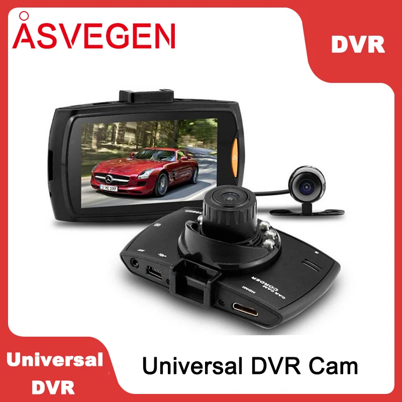 

Asvegen Car Vehicle DVR Camera 2.7 " G30 Full HD 1080P 170 Degree Dashcam Video Registrars Night Vision G-Sensor Dash Cam DVRs