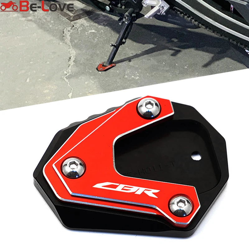 

For HONDA CBR650R CB650R CB500X CBR650F CBR500R CBR250RR CB500F CB125R CB300R CB650F CB400 Kickstand Pad Foot Side Stand Plate