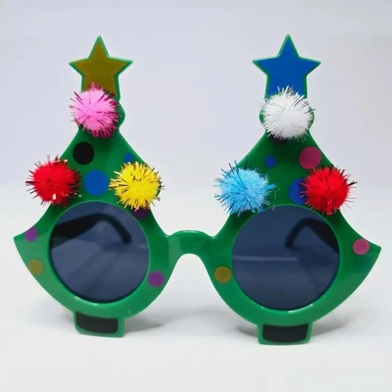 Рождественские украшения для очков веселого клоуна