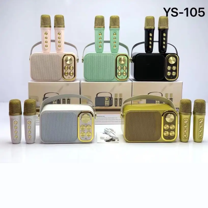 Беспроводной микрофон караоке-машина портативная Bluetooth-колонка mp3-плеер для