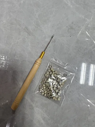 Инструмент для наращивания волос с кольцами