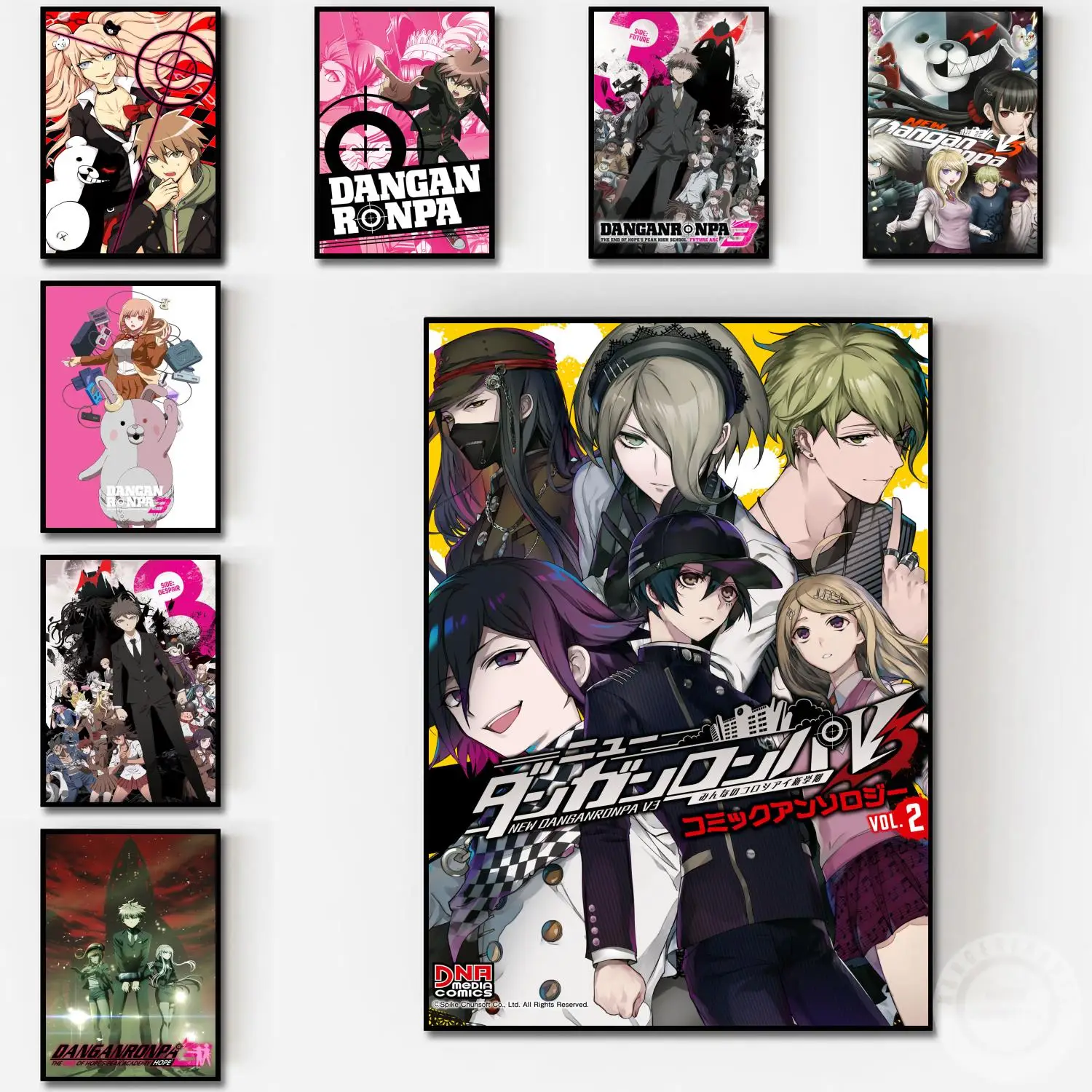 

Danganronpa 3 Posters Japanese Manga Wall Art Canvas Posters and Prints for Living Room Home Decoration Office Room Decor Poster