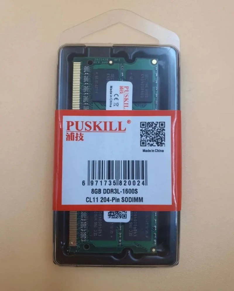 Оперативная память (ОЗУ/RAM) 8GB DDR3L 1.35v 1600 MHz 12800s СL11 |