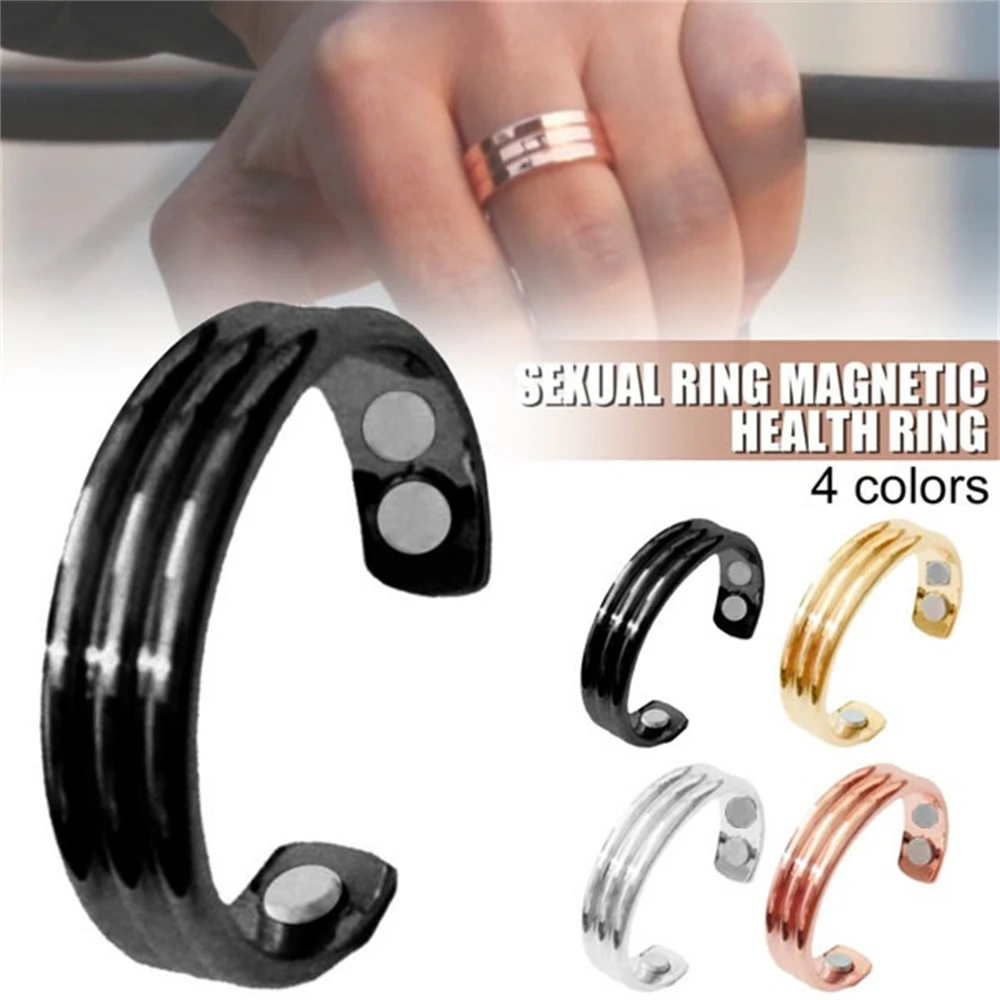 

2022New Fashion Magnetic Ring Fashion Men Women Health Slimming Magnetic Therapy Accessories Therapy Ring Sleep Magnetic Jewelry