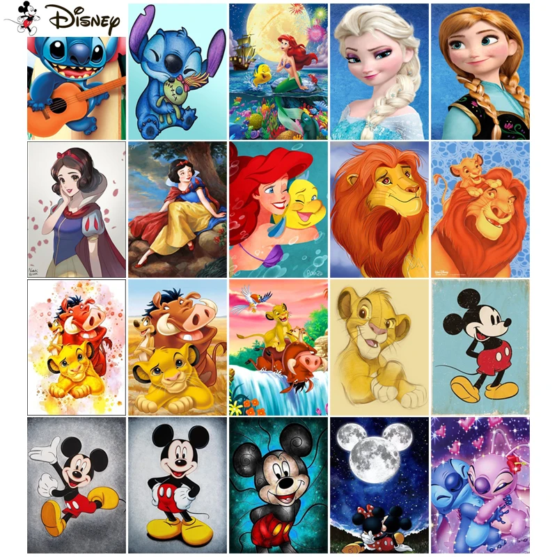 

Disney 5D Diamond Embroidery Needlework Kit "Cartoon character" Diy Diamond Painting Cross Stitch Home Decoration Gift