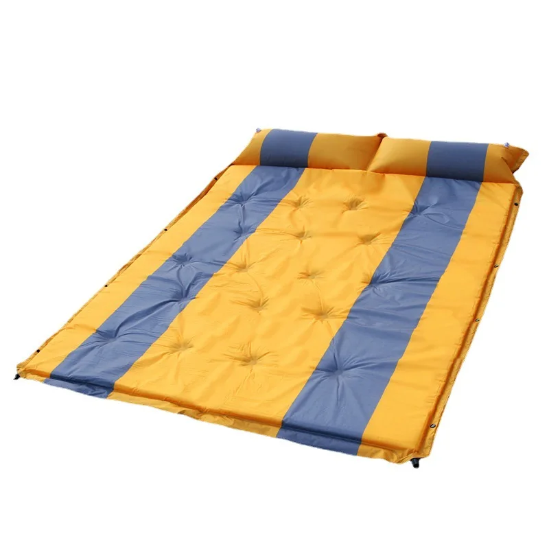 Self Inflatable Air Mattress Hiking Camping Mat Thicken 5 cm Sleeping Pad with built in Pillow