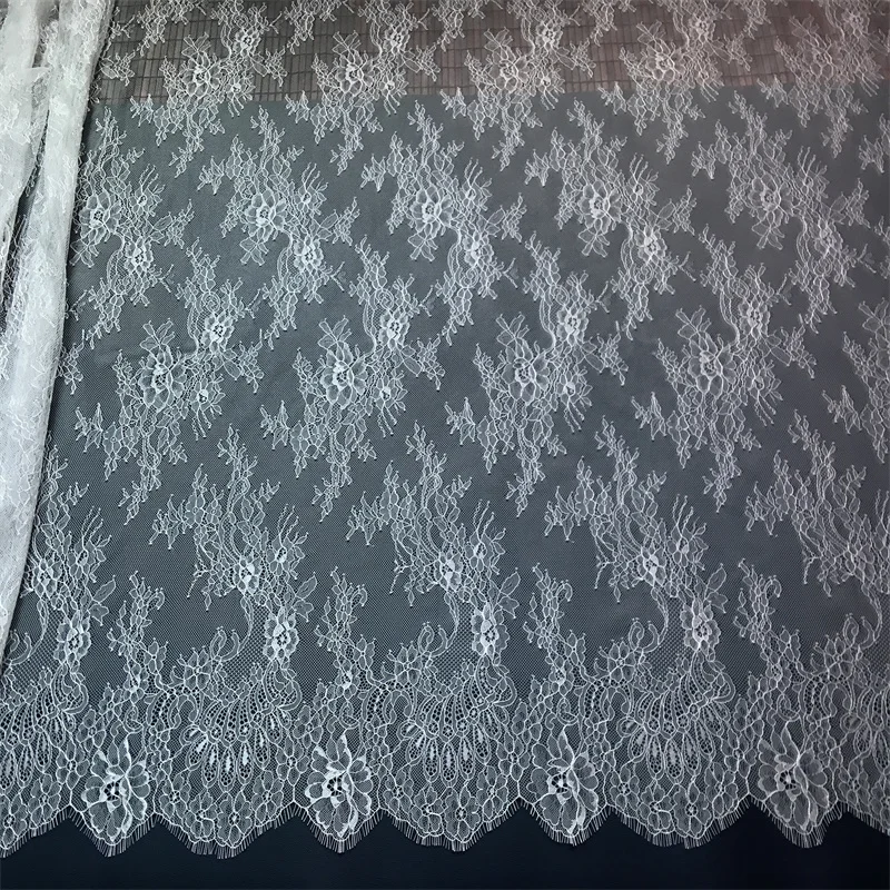 Кружевная отделка Шантильи свадебная вуаль декоративная ткань края для ресниц