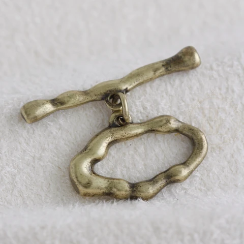Латунные застежки-переключатели для бижутерии
