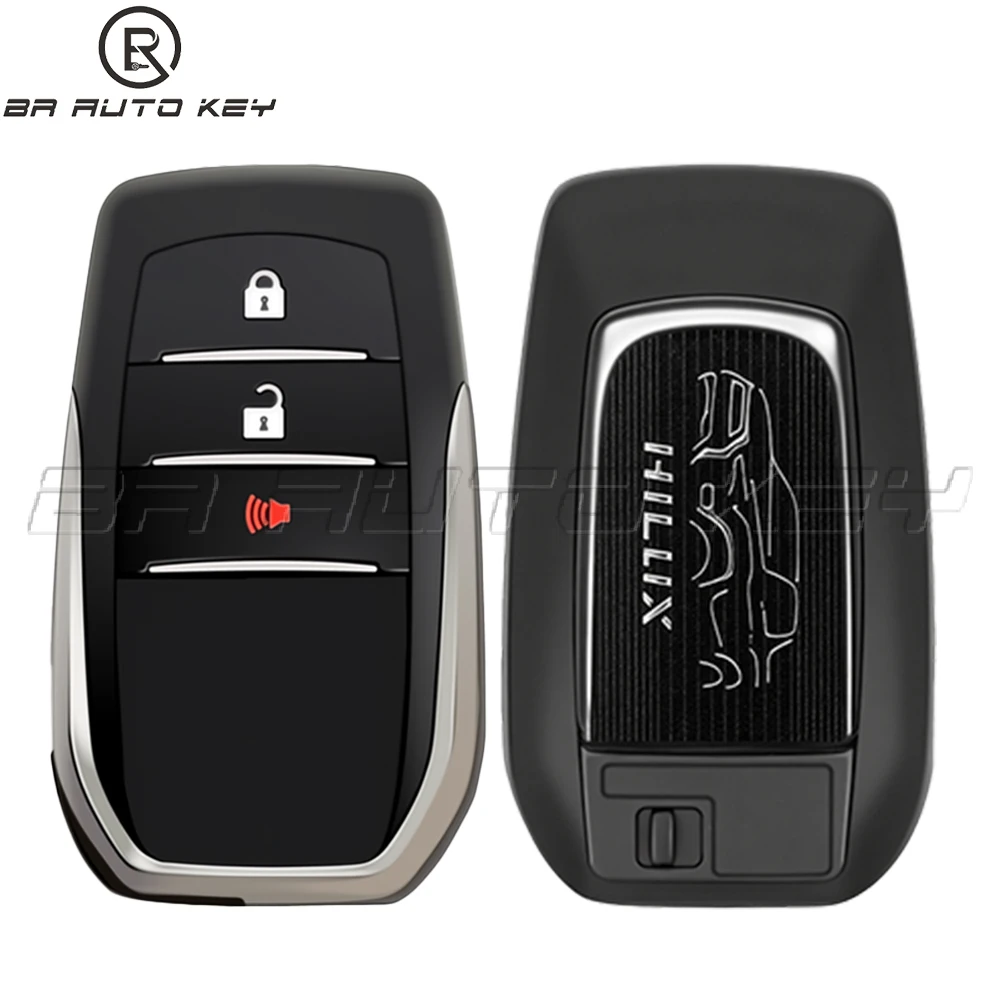 

3/4 кнопки Keyless go 61A965-0182 дистанционный брелок для Toyota Fortuner VRZ SW4 брелок Hilux SRV BM1ET BM1EW 312 МГц 434 МГц 8A чип