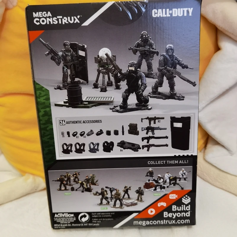 Новинка коллекционная редкая игрушка MEGA thermoux Call of Duty COD URBAN STRIKE Team FMG14