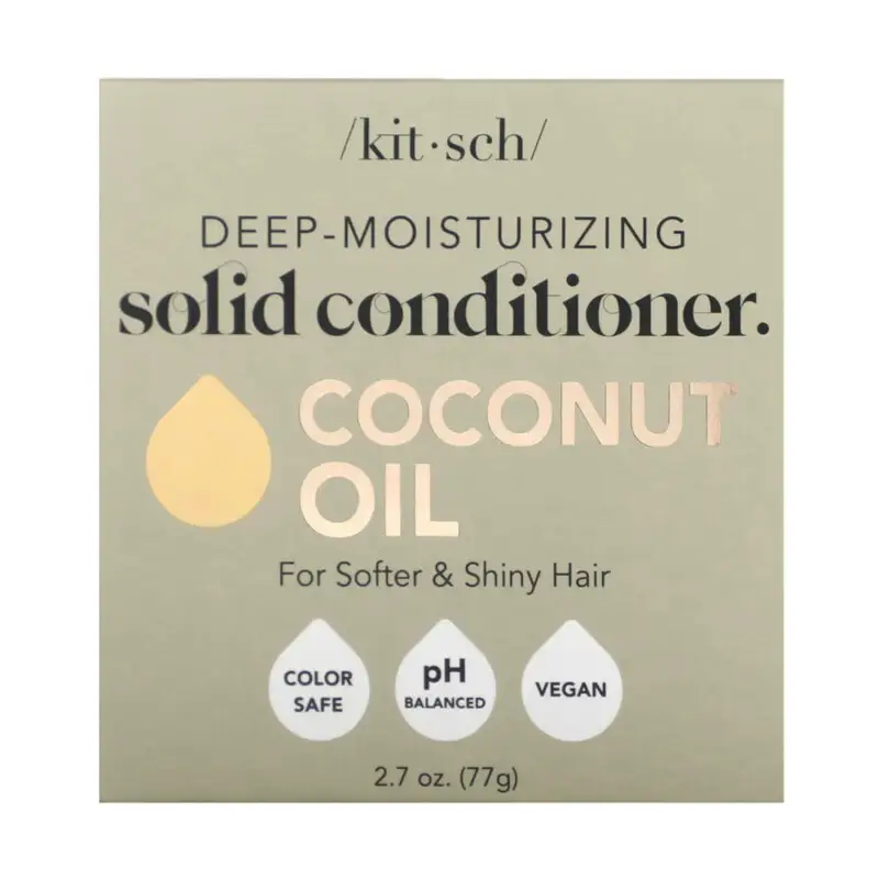 Deep-Moisturizing Solid Conditioner Bar Coconut Oil White Tea & 1 2.7 oz (77 g) | Витамины и БАДы из США