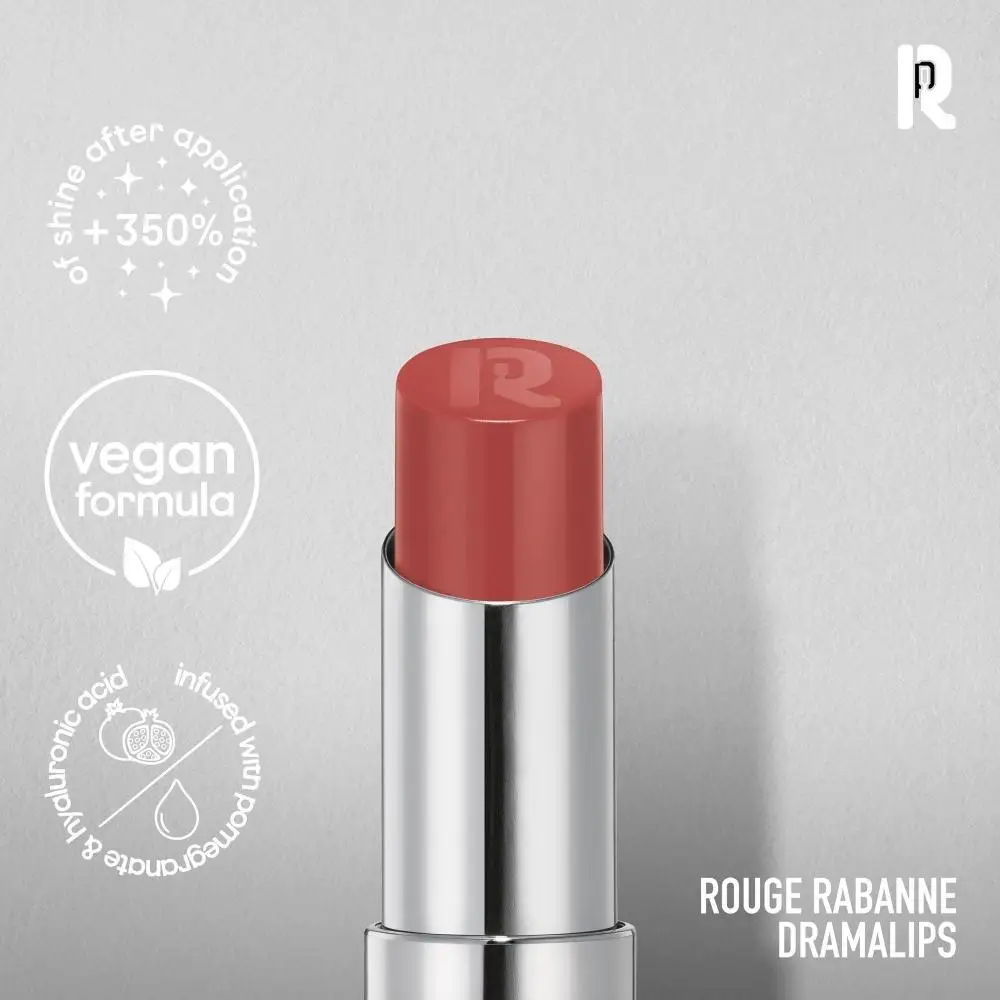 Прозрачная губная помада Rabanne Dramalips 0 1 унции