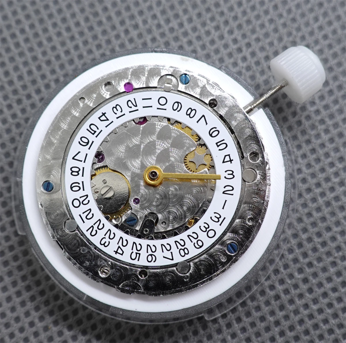 New models Chinese 3135 automatic mechanical movement blue balance wheel VR3135 Men's watch movement