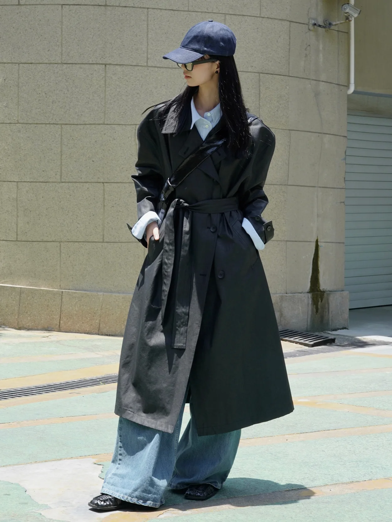 

woman classic A-line top quality long coat