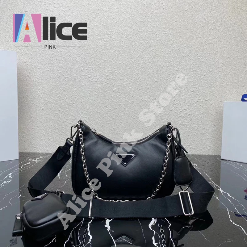 

Женская сумка три в одном, сумка через плечо с нейлоновым ремешком и коробкой, Новинка лета 2023, Брендовая женская сумка, сумка под подмышки