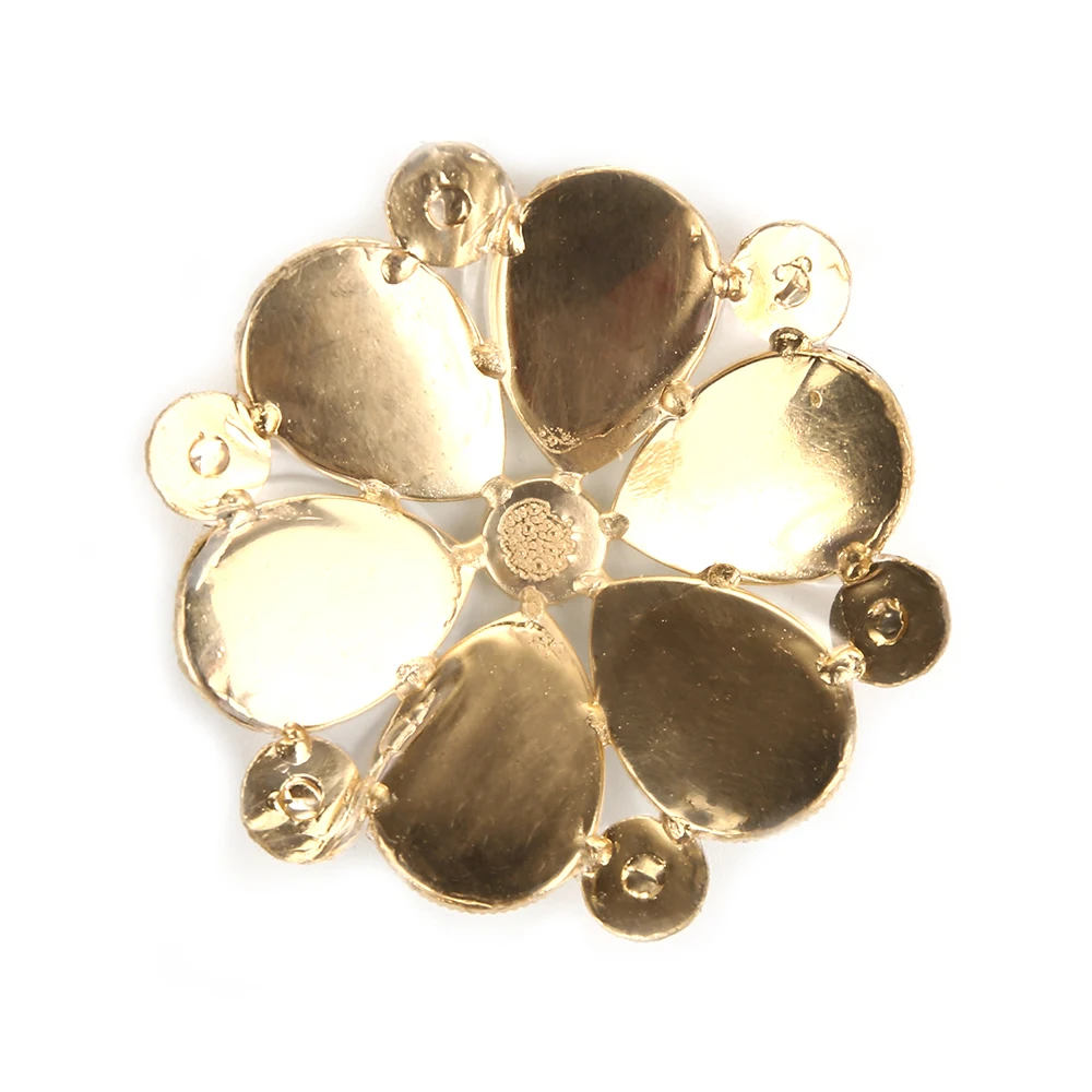 Women's Sexy 1 Pair Rhinestone Decor Nipple Cover Reusable Protector Breast Wear Petal Nipple Pasties Bra Pads Chest Stickers