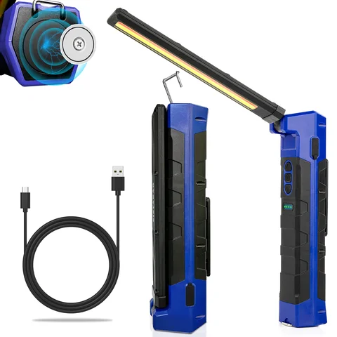 Rechargeable work light 700Lumen Can Be Suspended Can Be Folded Led Rechargeable Work Light 4 Lighting Modes, 270°Rotate