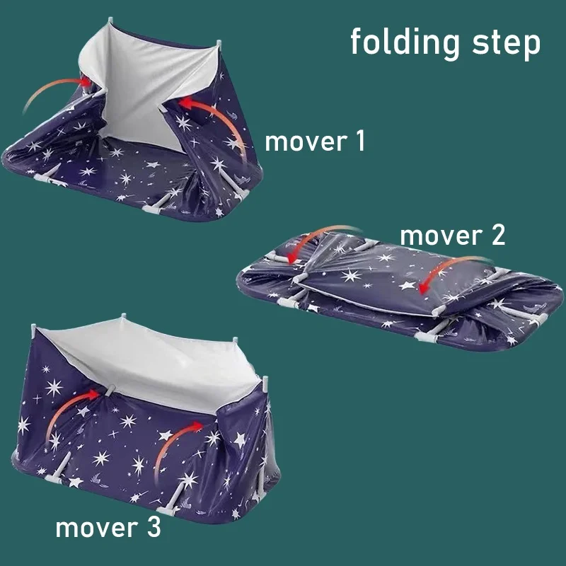 Большая пластиковая Ванна для взрослых толстая переносная домашняя изоляция