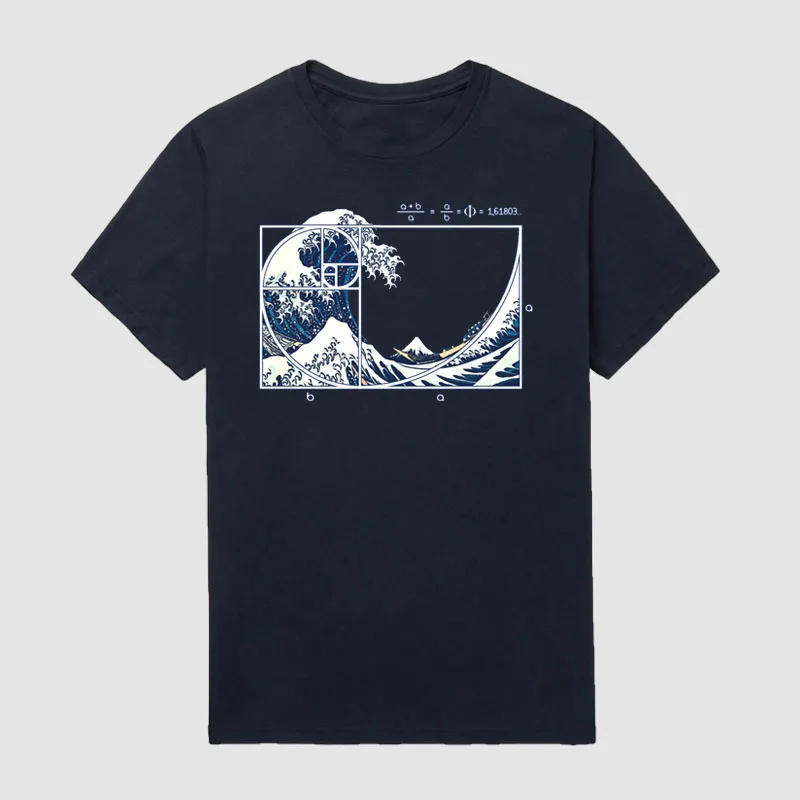 

Men's Fibonacci Wave Short Sleeve T-Shirt