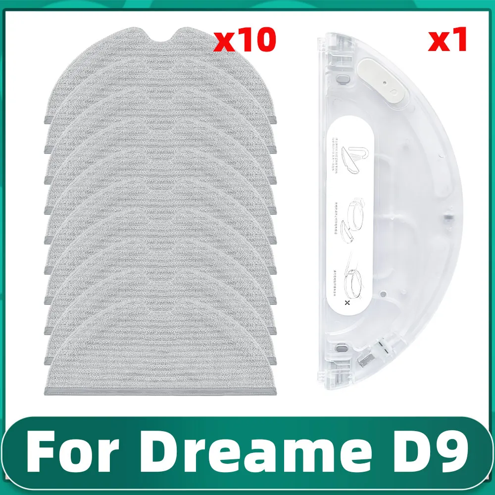 For Xiaomi Dreame L10 / L10 Pro / D9 / D9 Pro / D9 Max Vacuum Cleaner Water Tank Mop Cloths Rag Spare Part Replacement Accessory