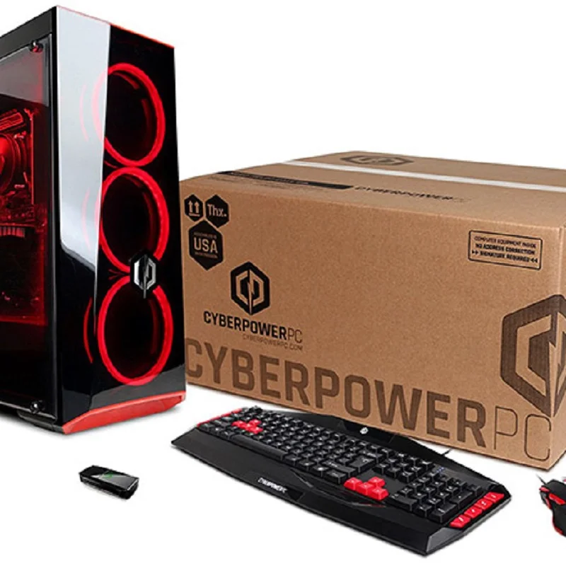 

Акция в декабре, новый оригинальный качественный игровой ПК CyberPowerPC Core i9 9900k RTX 2080 Ti 16 ГБ, игровой настольный компьютер с водяным охлаждением