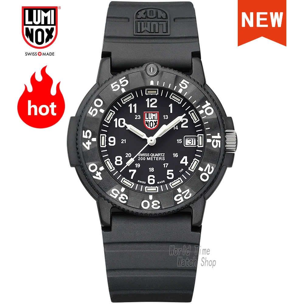 

Luminox Swiss Made mens watches top brand luxury Military Watch Sport Date Analog Quartz Wrist Waterproof Relogio Masculino