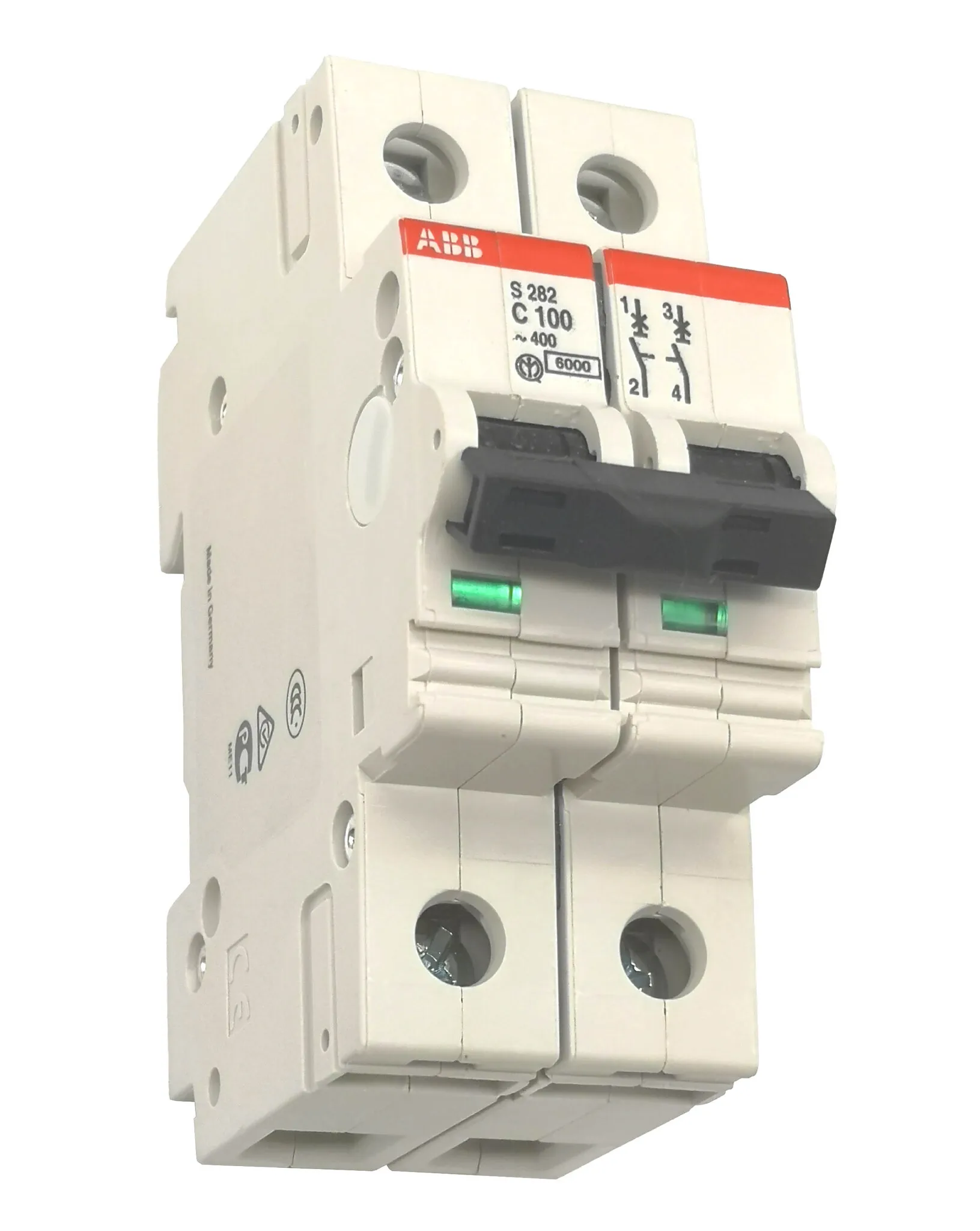 Автоматический выключатель ABB S282 C100, 100А 6кА 2п C GHS2820001R0824 ...
