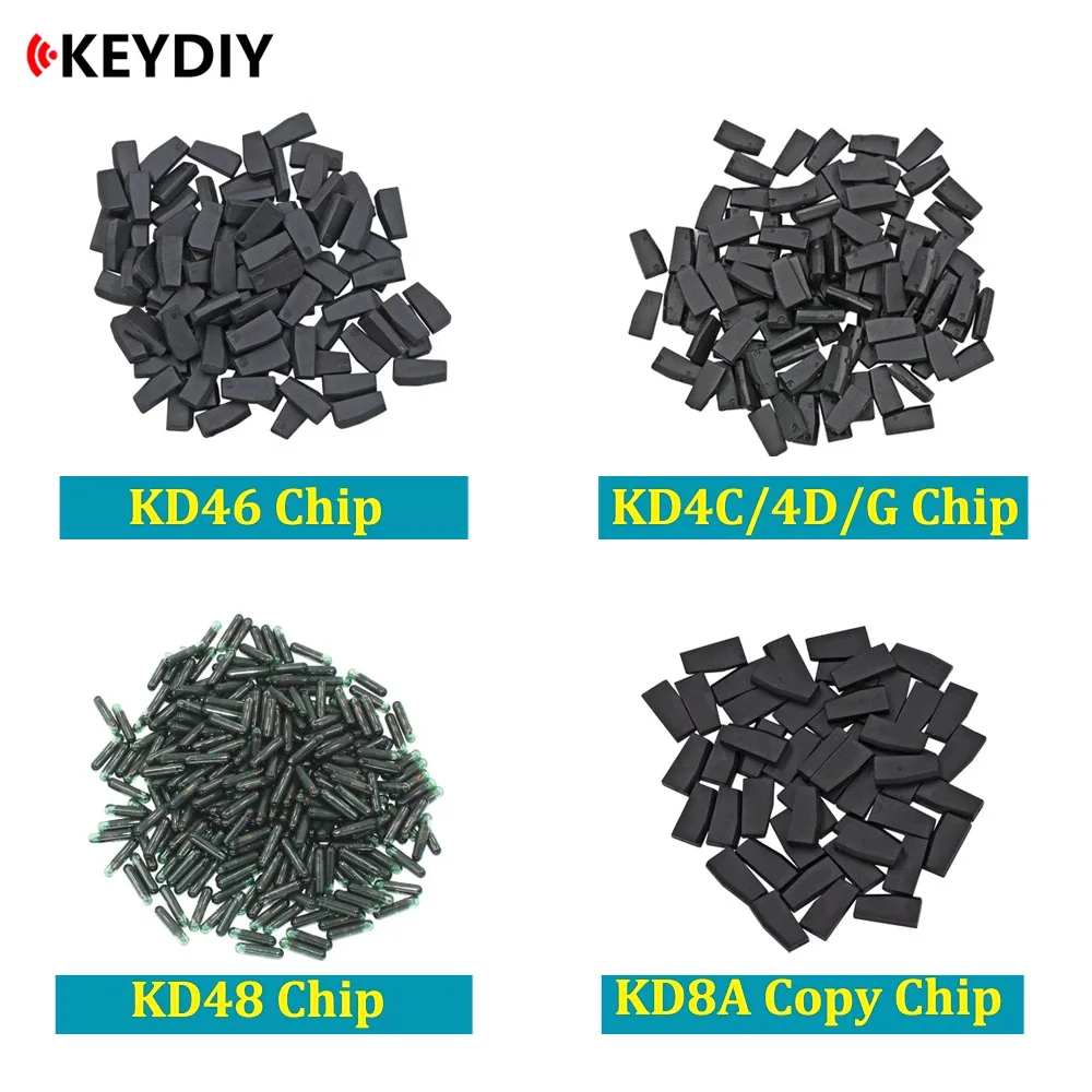 10 шт. KD чип транспондера KD4D KD46 KD48 KD 8A H ID4C ID4D ID46 4C 4D G ID46 ID48 копия чипа для KEYDIY KDX2 ключевая программа