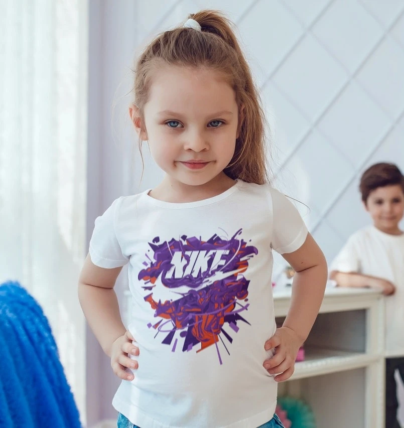 футболка детская с принтом Nike
