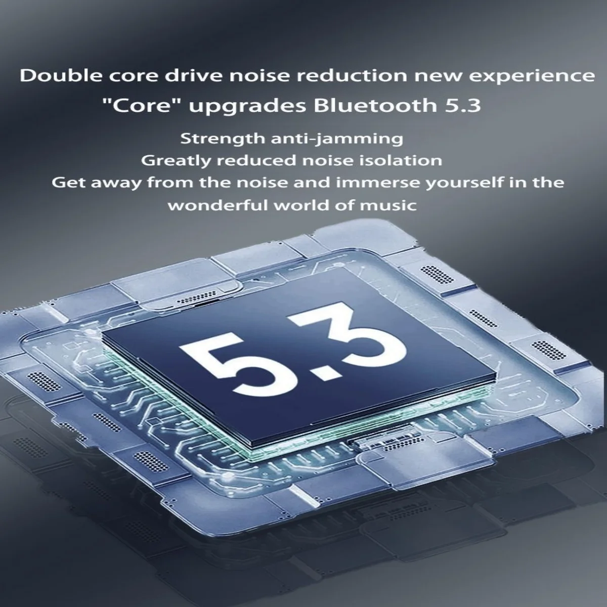 ZIICOYO Беспроводные Bluetooth-наушники с активным шумоподавлением Bluetooth 5 3 стерео HIFI