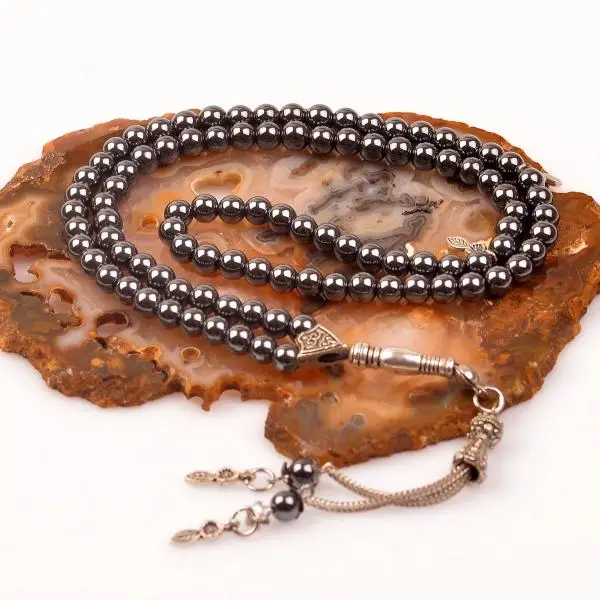 

Hematite Stone Prayer Prayer Beads